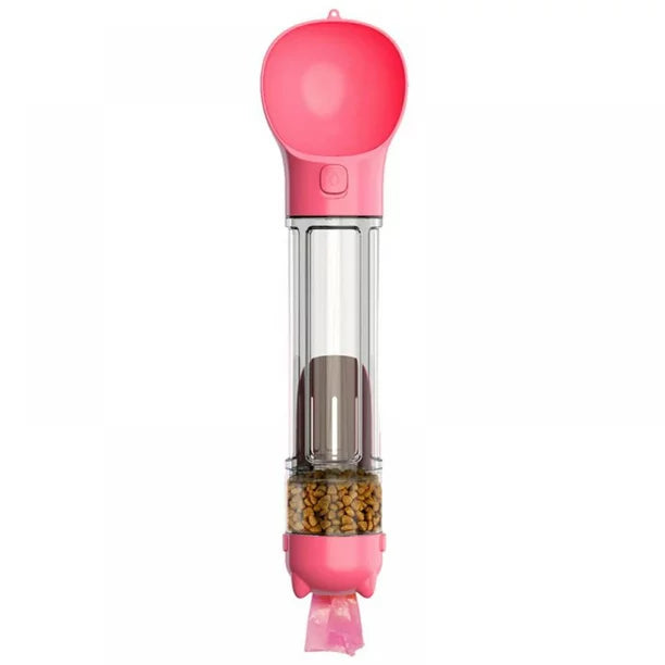 Dog portable water bottle 500ml+ food storage