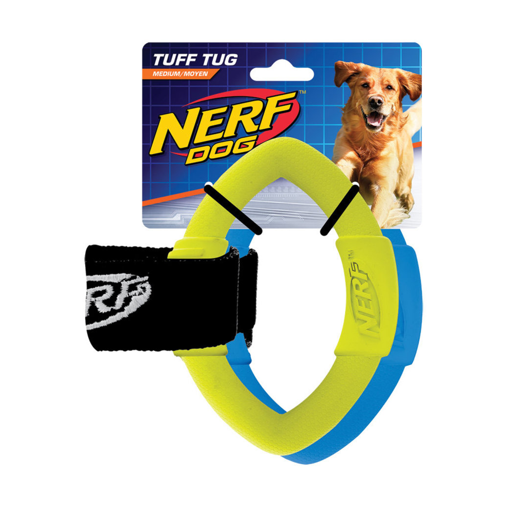 Nerf Dog, 2 Ring Strap Tug - Medium