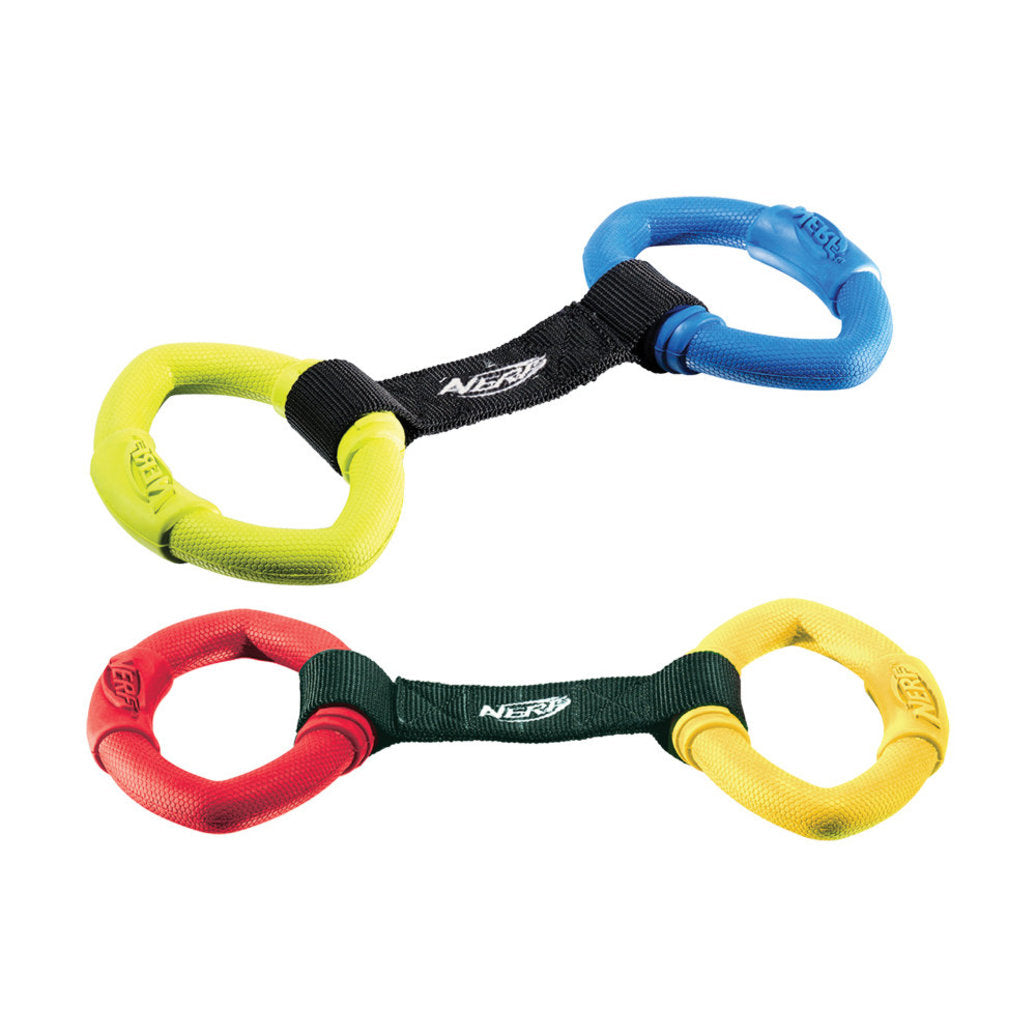 Nerf Dog, 2 Ring Strap Tug - Medium