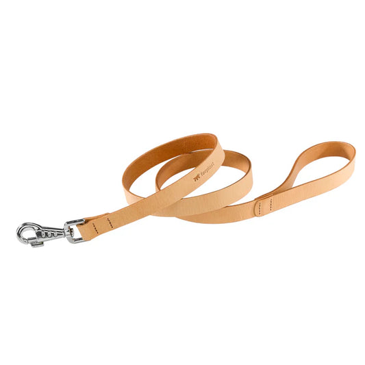 NATURAL G Leather dog lead 120cm