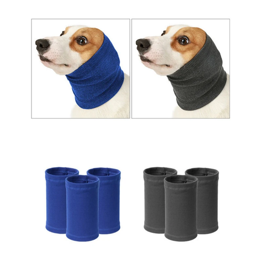 Cozy Knit Winter Pet Scarf – For Dogs & Cats ( grey)