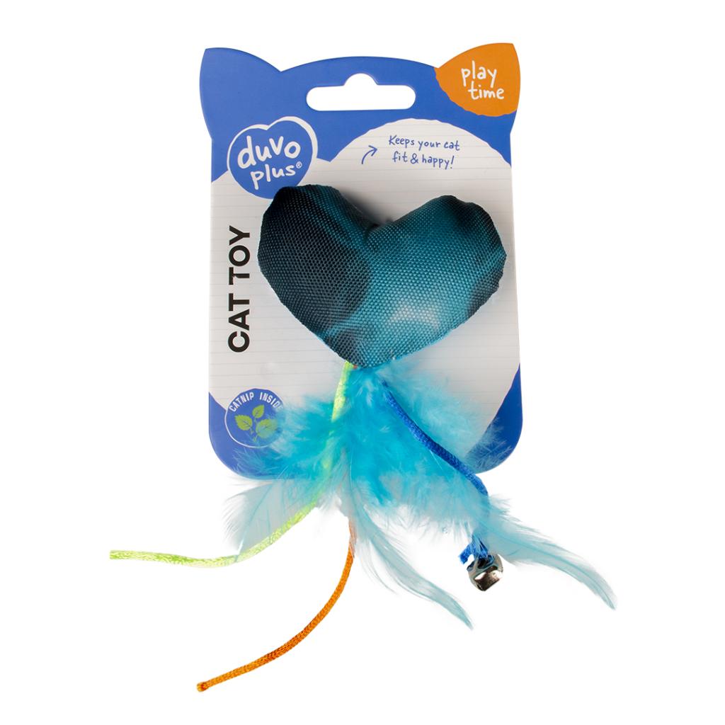 Flash heart with feathers