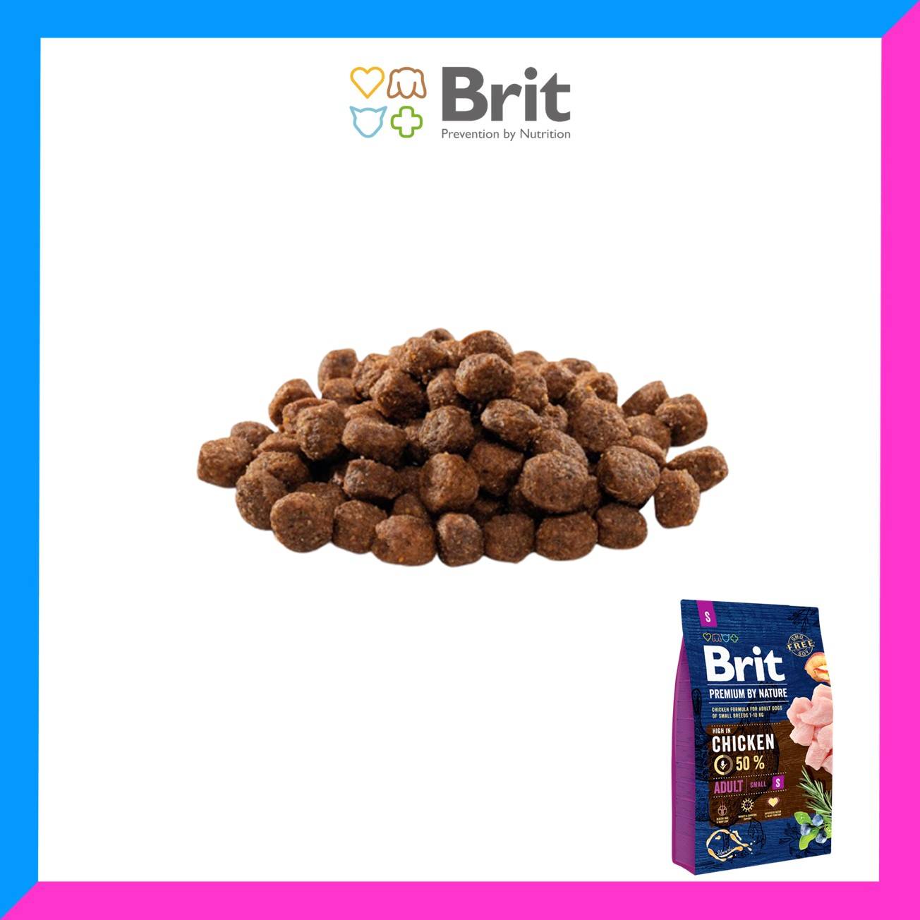 Brit Premium - Small Breed Adult Chicken 8Kg