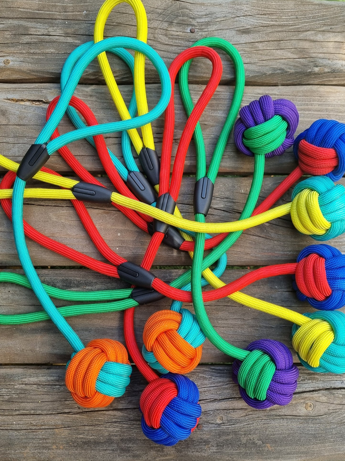 KUMA PETS  Dog Toy Rope Ball with loop - Large