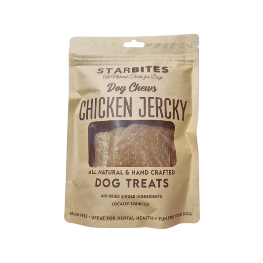 Dog chews chicken jerky hand crafted& natural
