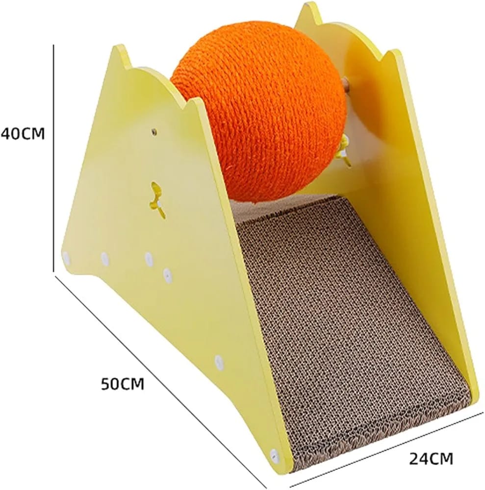 Cat Scratching Board with Ball Scratching Posts Cat Scratcher
