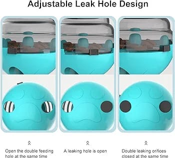 Dog Tumbler Interactive Treat Ball, Slow Food Dispensing Toy, Perfect Dog Gift for Large Or Small Dogs