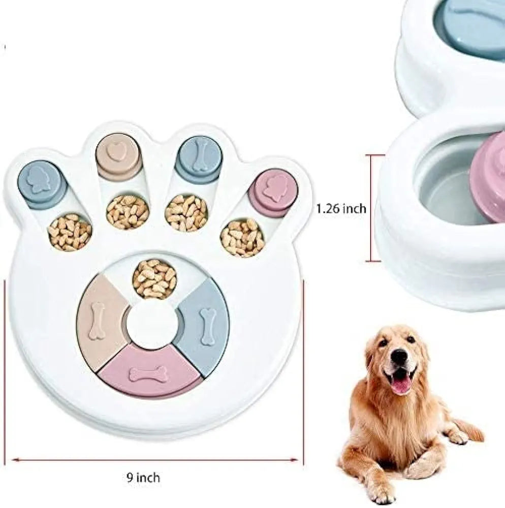 Dog&cat Puzzle Toys - Creative Dog Smart Beginner - Slow Feeder & IQ Interactive Training Toy Box, Advanced Treat Dispenser Non-Slip Bottom Star Sh