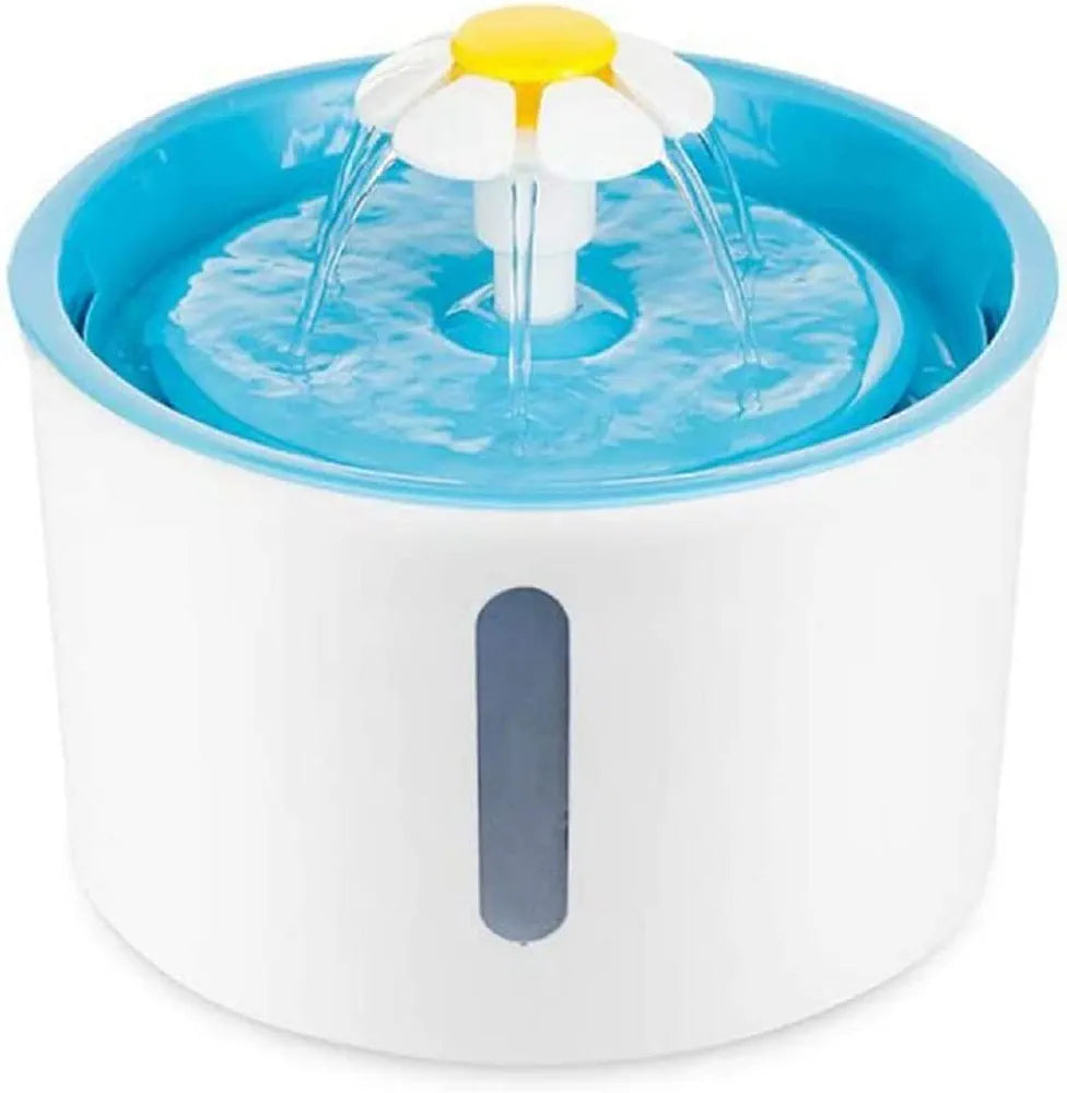 Pet Water Flower Fountain, Cat Water Fountain, 1.6L