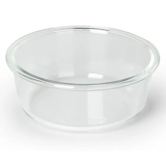 Glass pet bowl