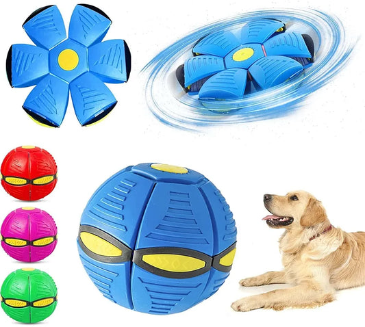 Saucer Ball Toy for Dogs, Flying Ball
