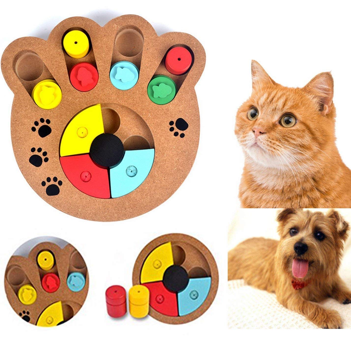 Wooden Pet Puzzle IQ Toy