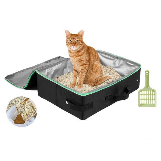 Portable cat litter box