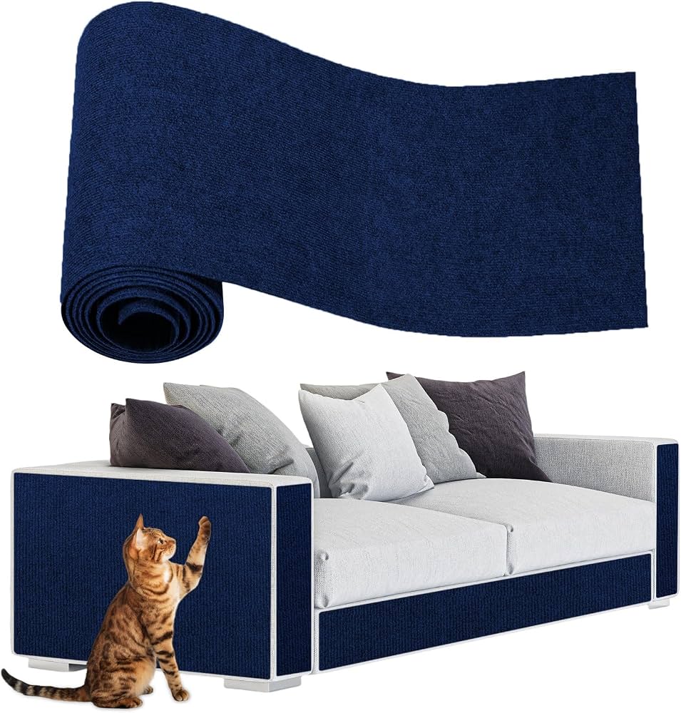 Claws,Anti Scratch Furniture Protector for cats ( navy bleu)
