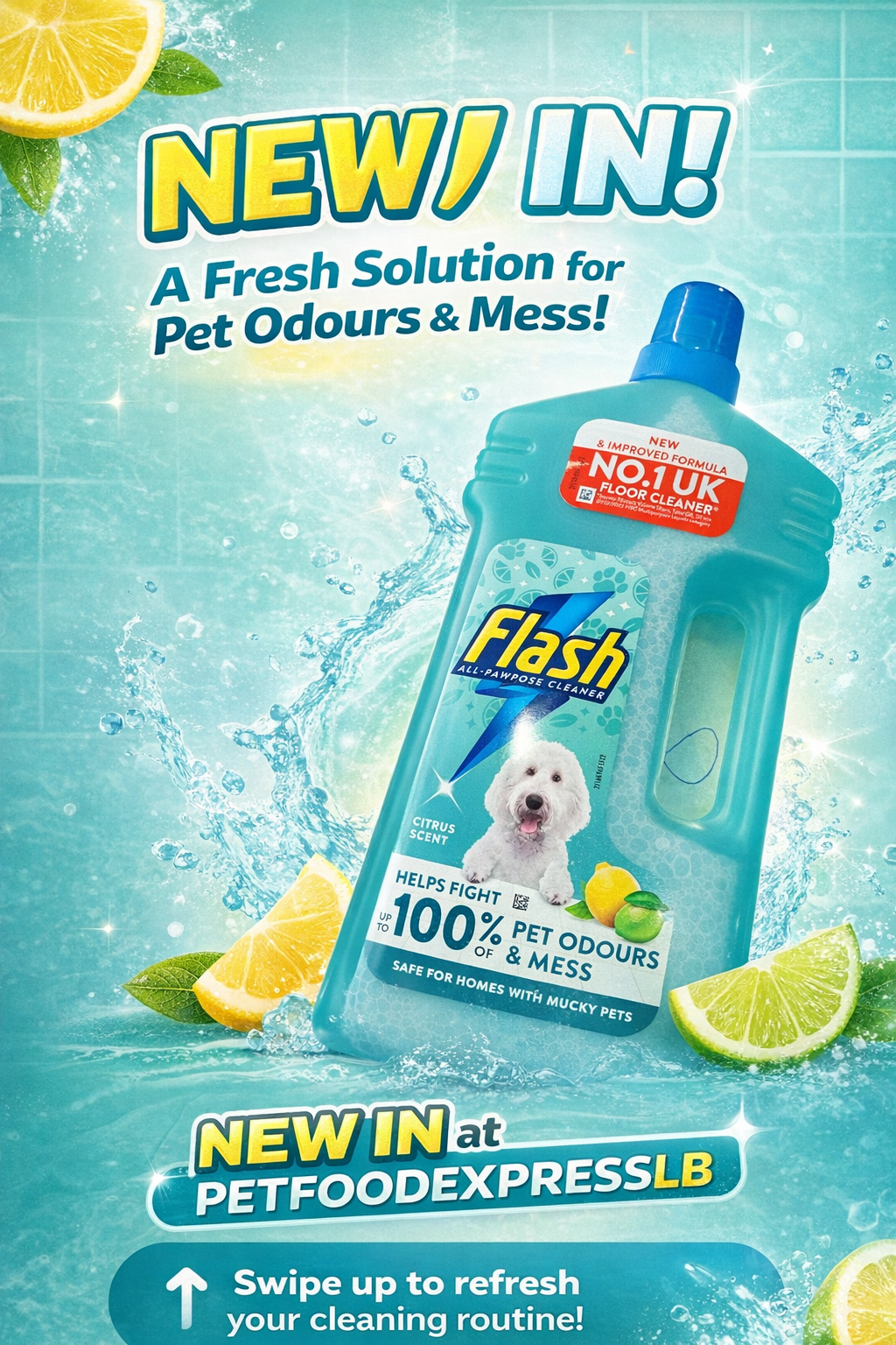 Flash All Pawpose Liquid Pet Safe 1 Ltr