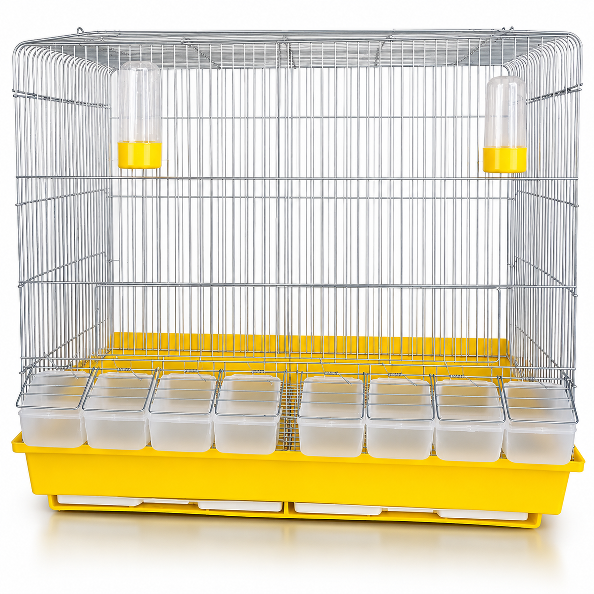 Xl bird cage with 8 feeders