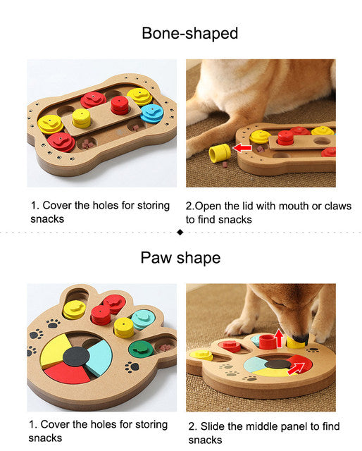 Wooden Pet Puzzle IQ Toy