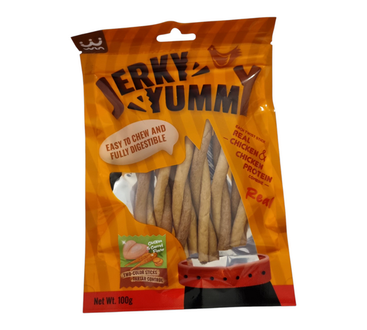 Jerky yummy dog treat chicken& carrot
