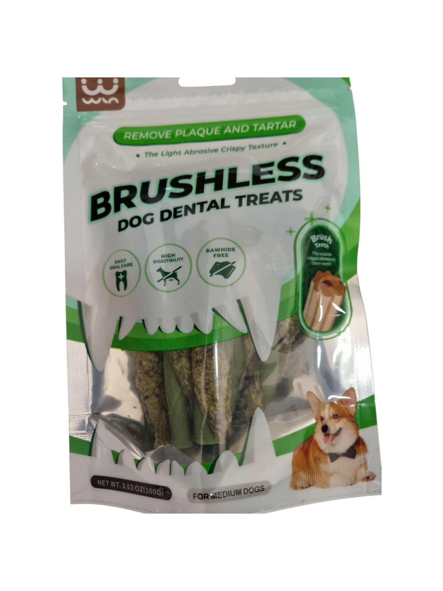 Brushless dog dental treats 100g