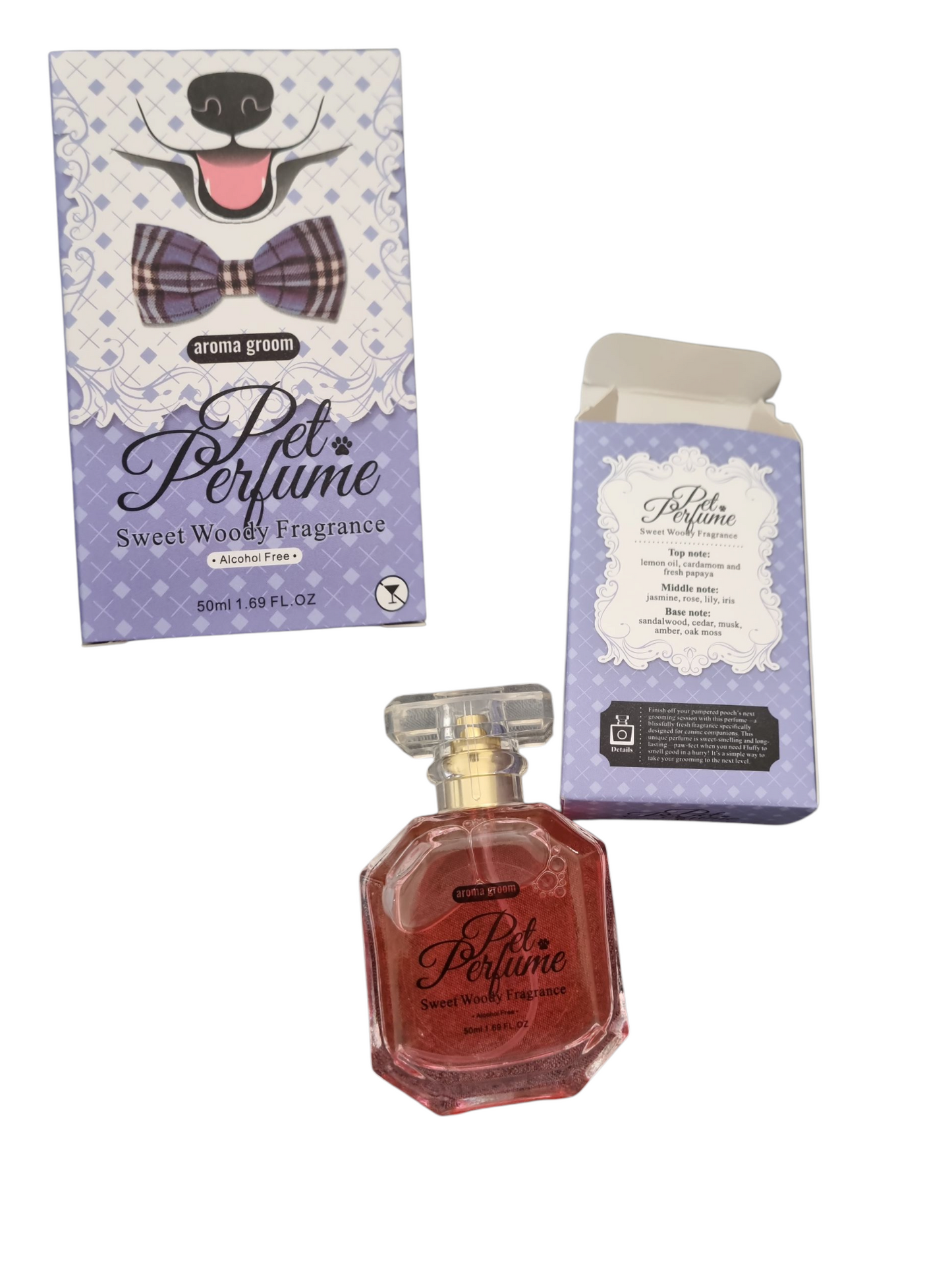 Pet perfume  50ml( sweety wood Frangnance)