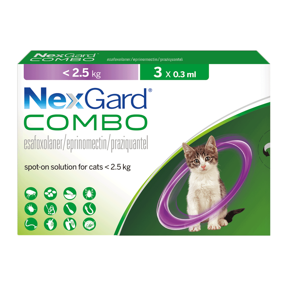 Nexgard Combo Spot-On for Cats (<2.5kg) -