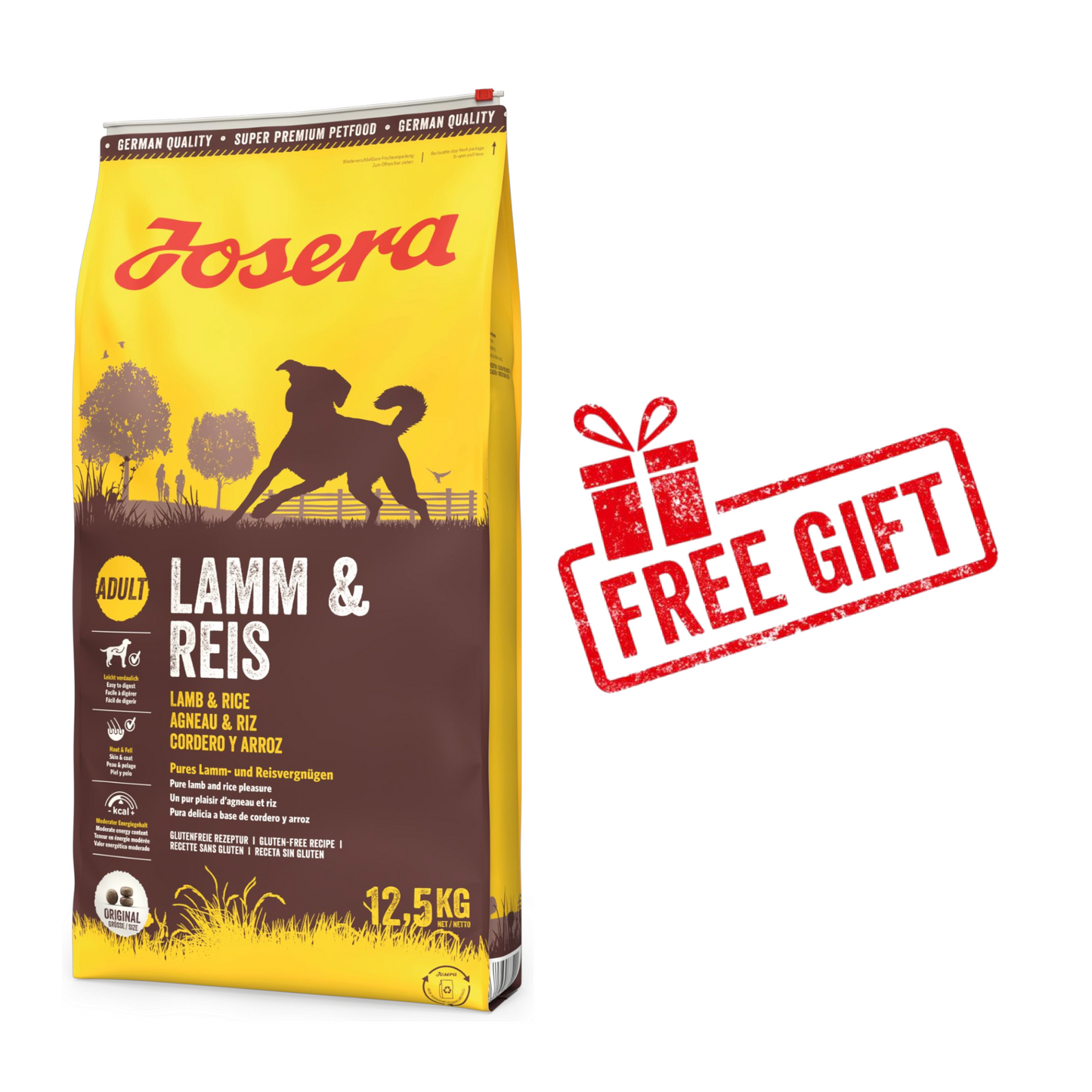 Josera lamb and rice 12.5kg