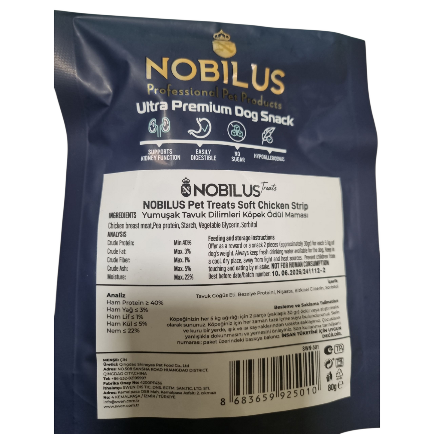 Nobilus Premium soft chicken strip