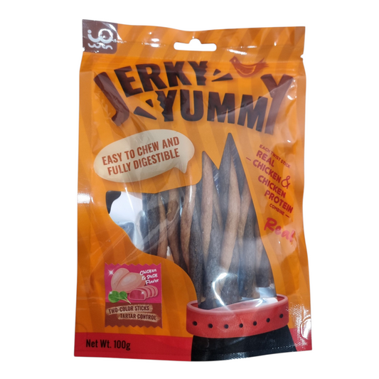 Jerky yummy chicken & duck flavor 100g