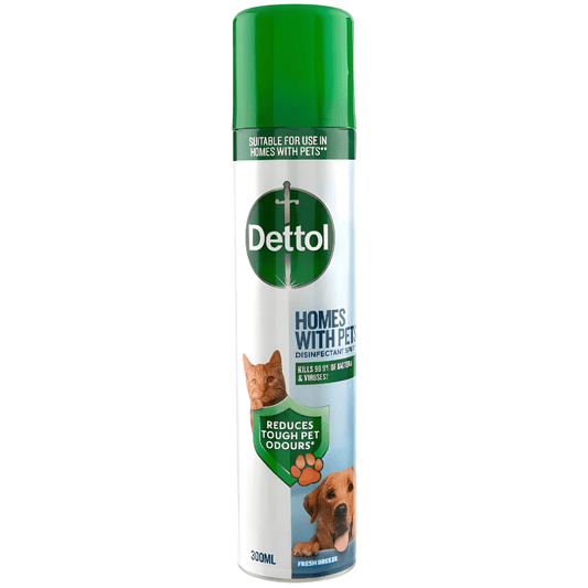 Dettol   Homes   with   Pets   Disinfectant   Spray,   300ml