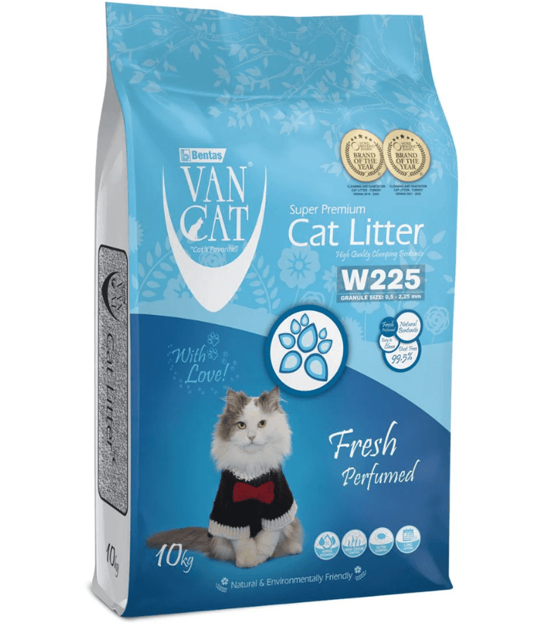 VanCat Clumping Cat Litter, High Odor Control 10kg