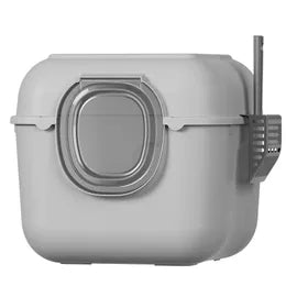 Large Fully Enclosed Cat Litter Box with Deodorant and Splash-Proof Design