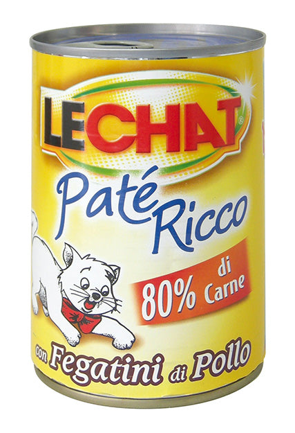 LeChat Adult Paté Ricco with Chicken Livers 400 g