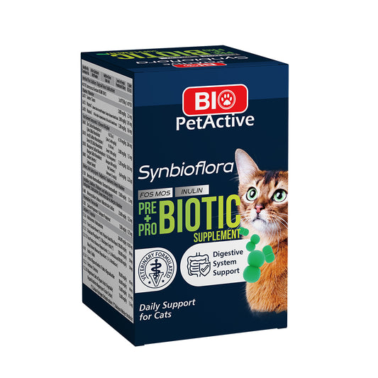 Synbioflora Prebiotic and Probiotic for Cats 60 tablets