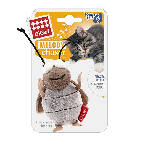 GiGwi Melody Chaser Cricket w/Motion Activated Sound Chip