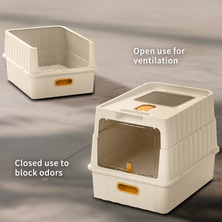 Best selling modern decorative fully enclosed cat litter