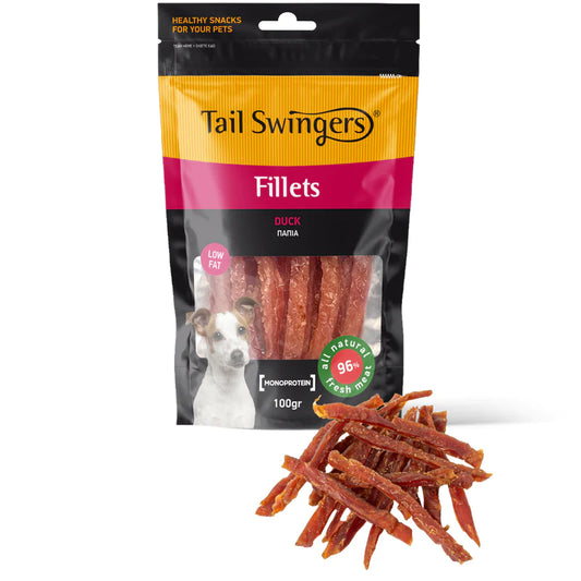 TAIL SWINGERS SOFT DUCK FILLETS SLICES 100g