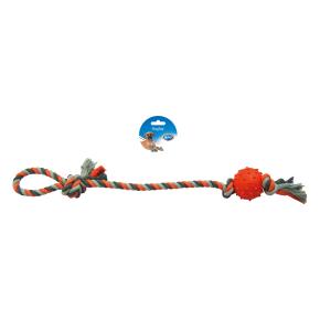 Knotted Cotton Pendulum Rubber Ball