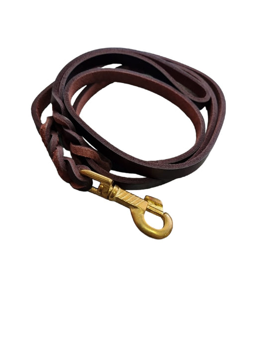 Dog leather leash