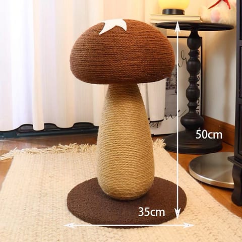 Mushroom Sisal Cat Scratcher