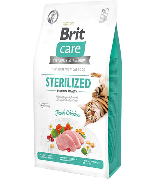 Brit Care - Santé urinaire stérilisée sans céréales pour chat 2kg