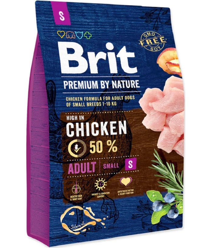 Brit Premium - Poulet Adulte Petite Race 8Kg 