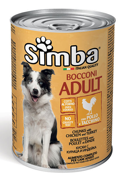 SIMBA Morceaux Au Poulet Et à La Dinde Nourriture Humide Pour Chien 415g