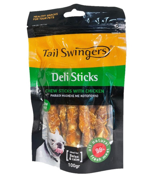 Tail Swingers Deli Sticks - Chew Sticks With Chicken