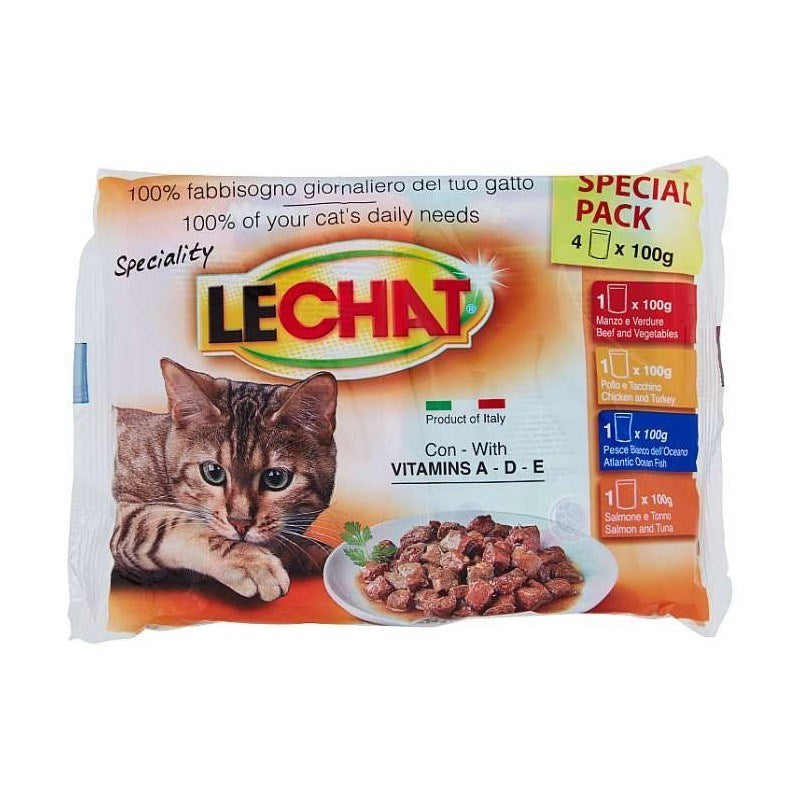 le chat pack spécial 4*100g