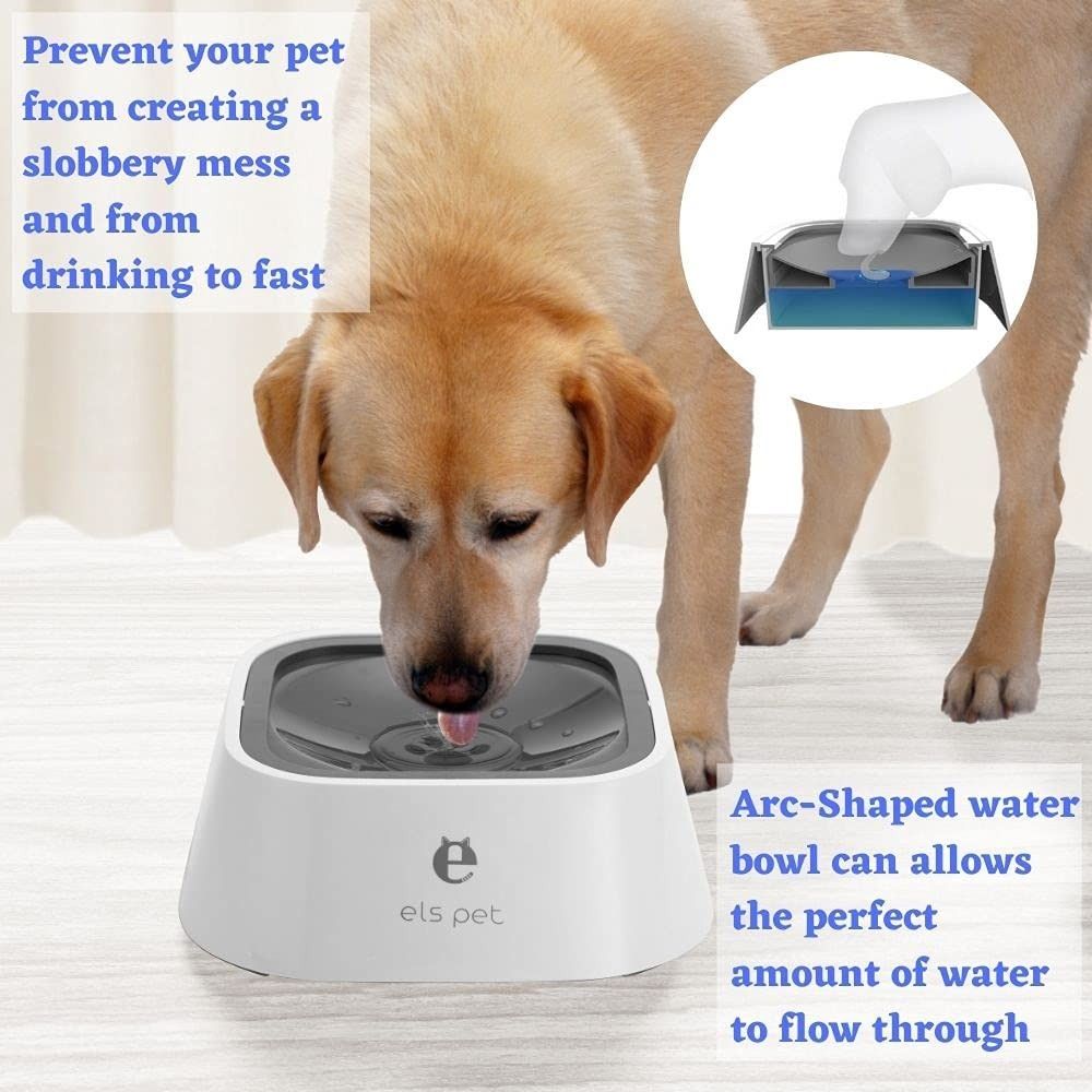 Anti-Splash Pet Slow Drinking Water Feeder