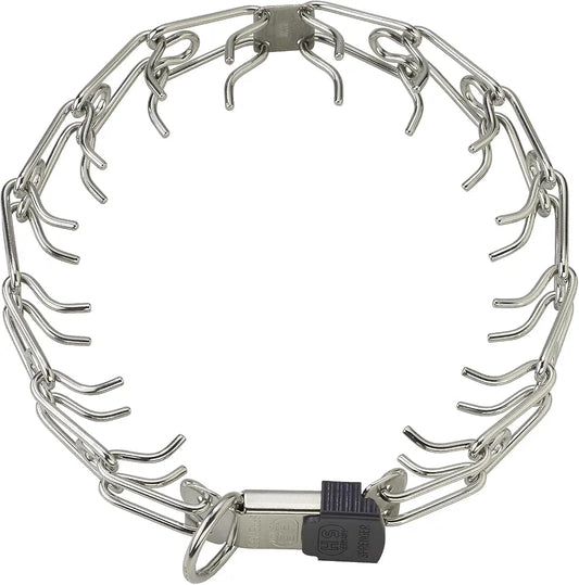 Herm Sprenger Stainless Steel Prong Dog Collar with ClicLock Buckle