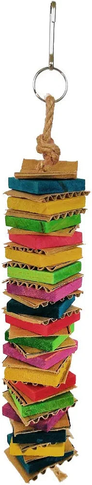 Bird Toy For Parakeets Chewing Cardboard Destroy Parrot Toys Birds Toy
