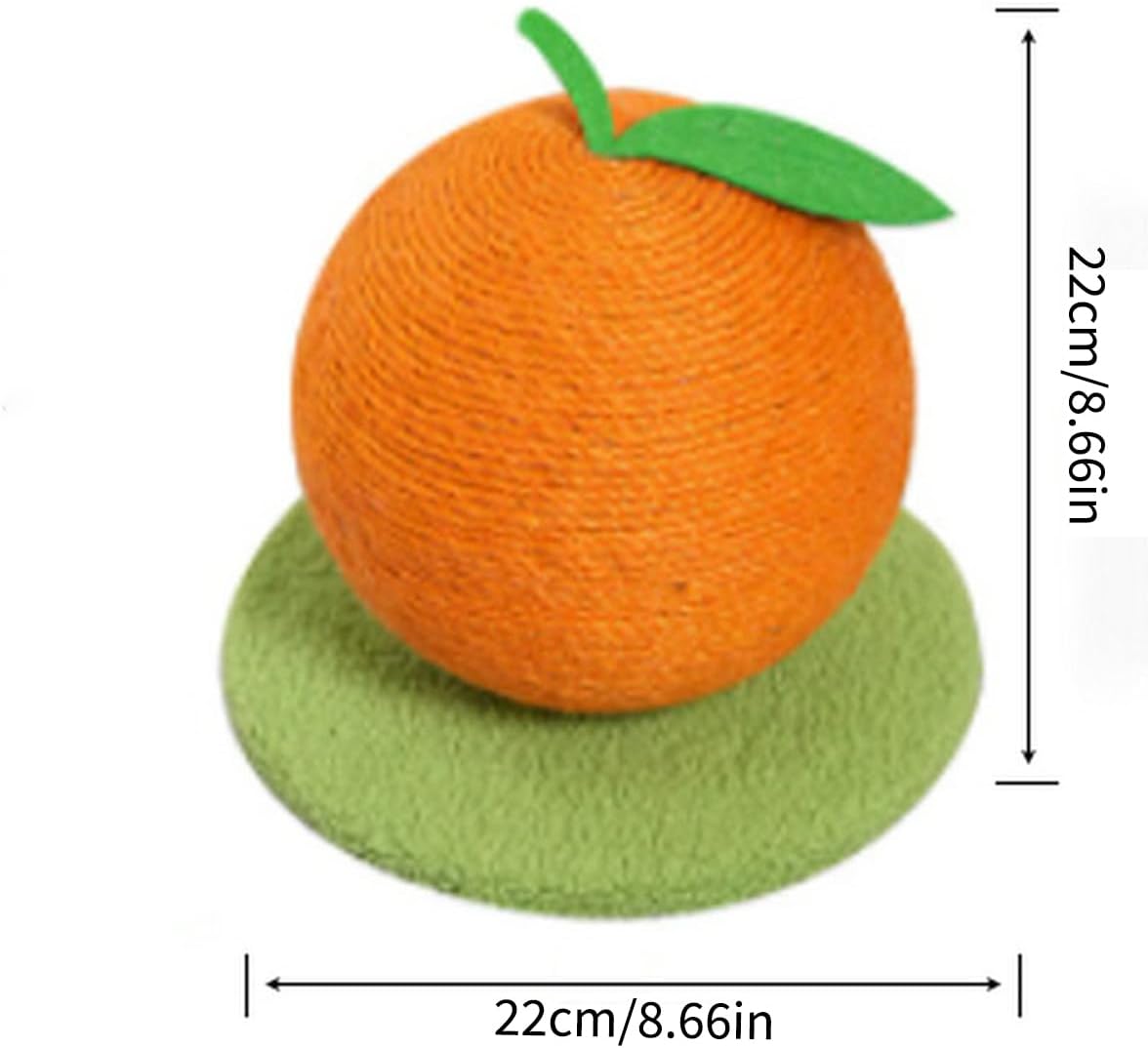 Scratching Posts for Indoor Cats Cat Scratching Ball Fruit-shaped Nature Sisal Cat Scratcher for