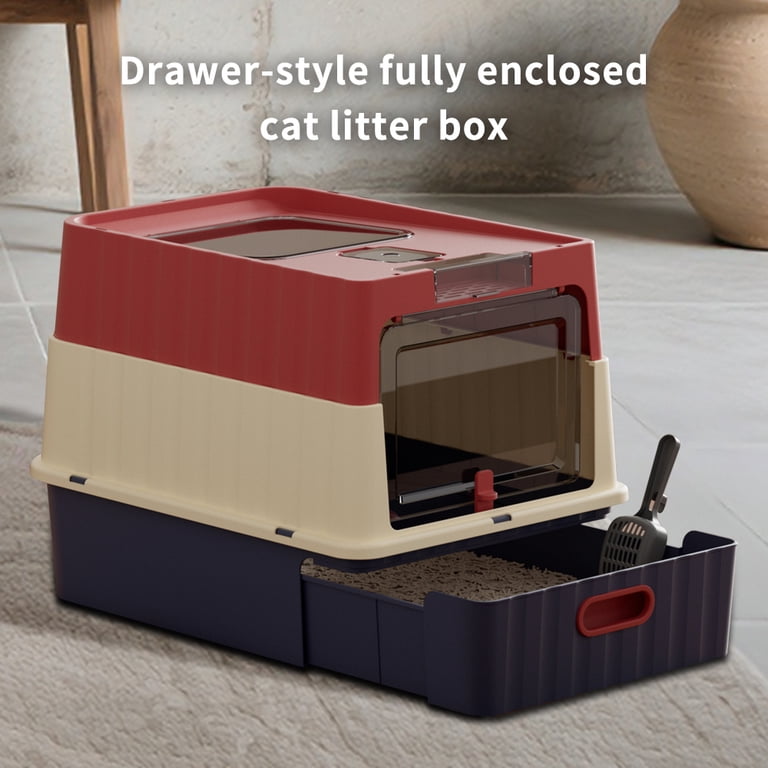Best selling modern decorative fully enclosed cat litter