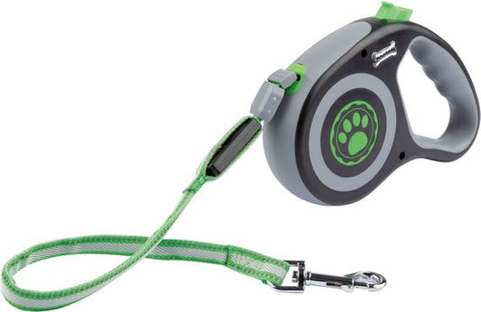 Zoofari - LED - Dog Leash - Retractable Leash - Green - Groot up to 35 kg
